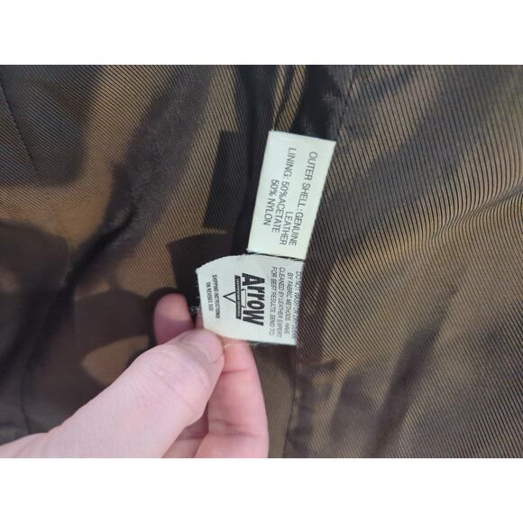 The Territory Ahead Distressed Leather Blazer Jacket - Picture 5 of 5